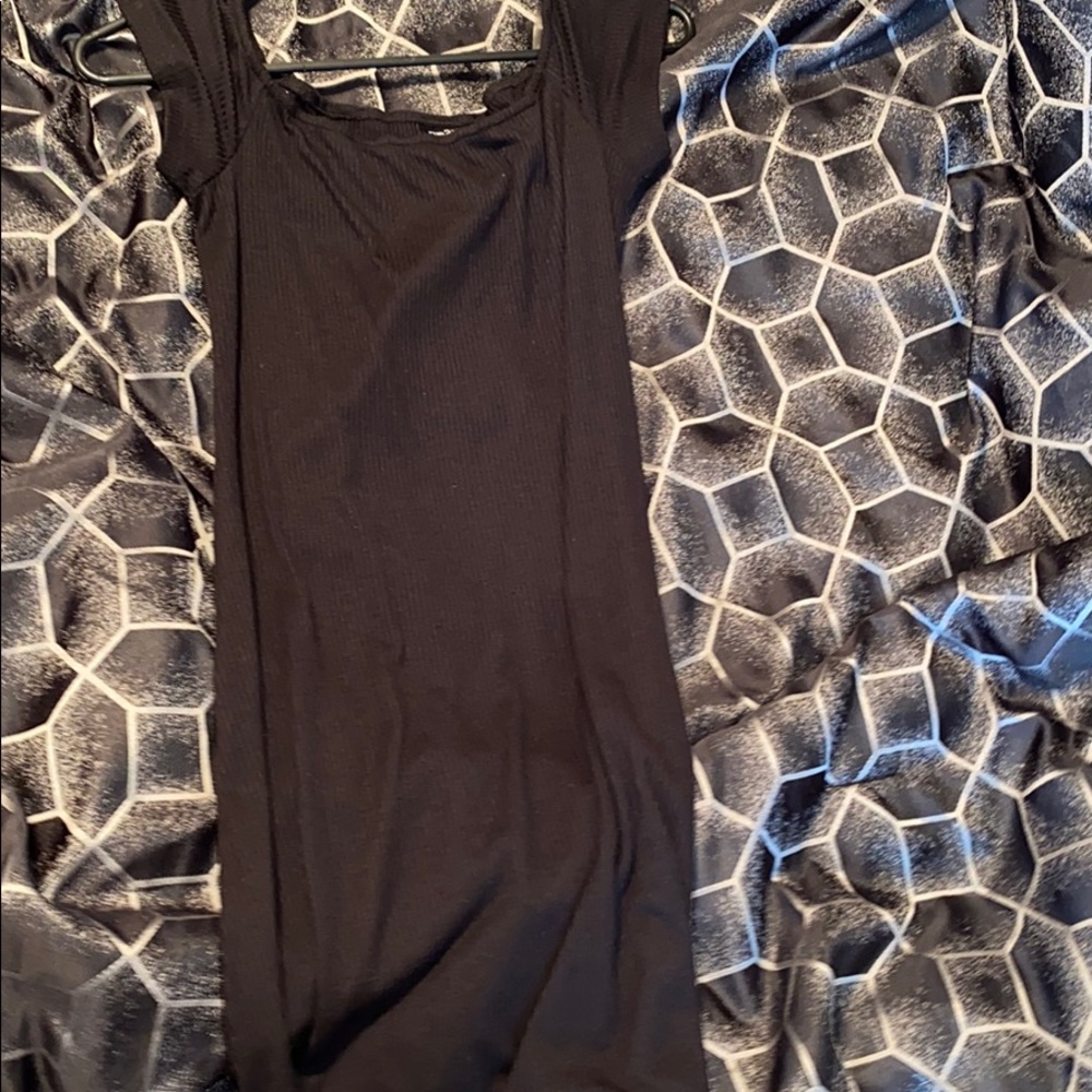 Black cocktail dress